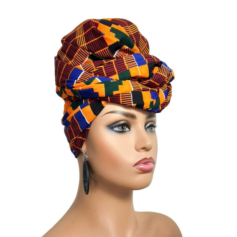 Kente Head Wrap - Etsy
