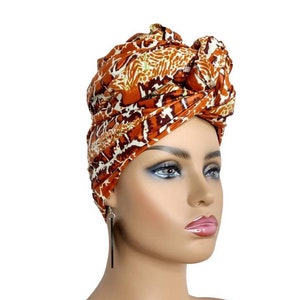 African Head Wrap, Animal Print, Kwanzaa Headwrap
