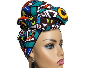 African Head Wraps For Women | Multicolor Turban