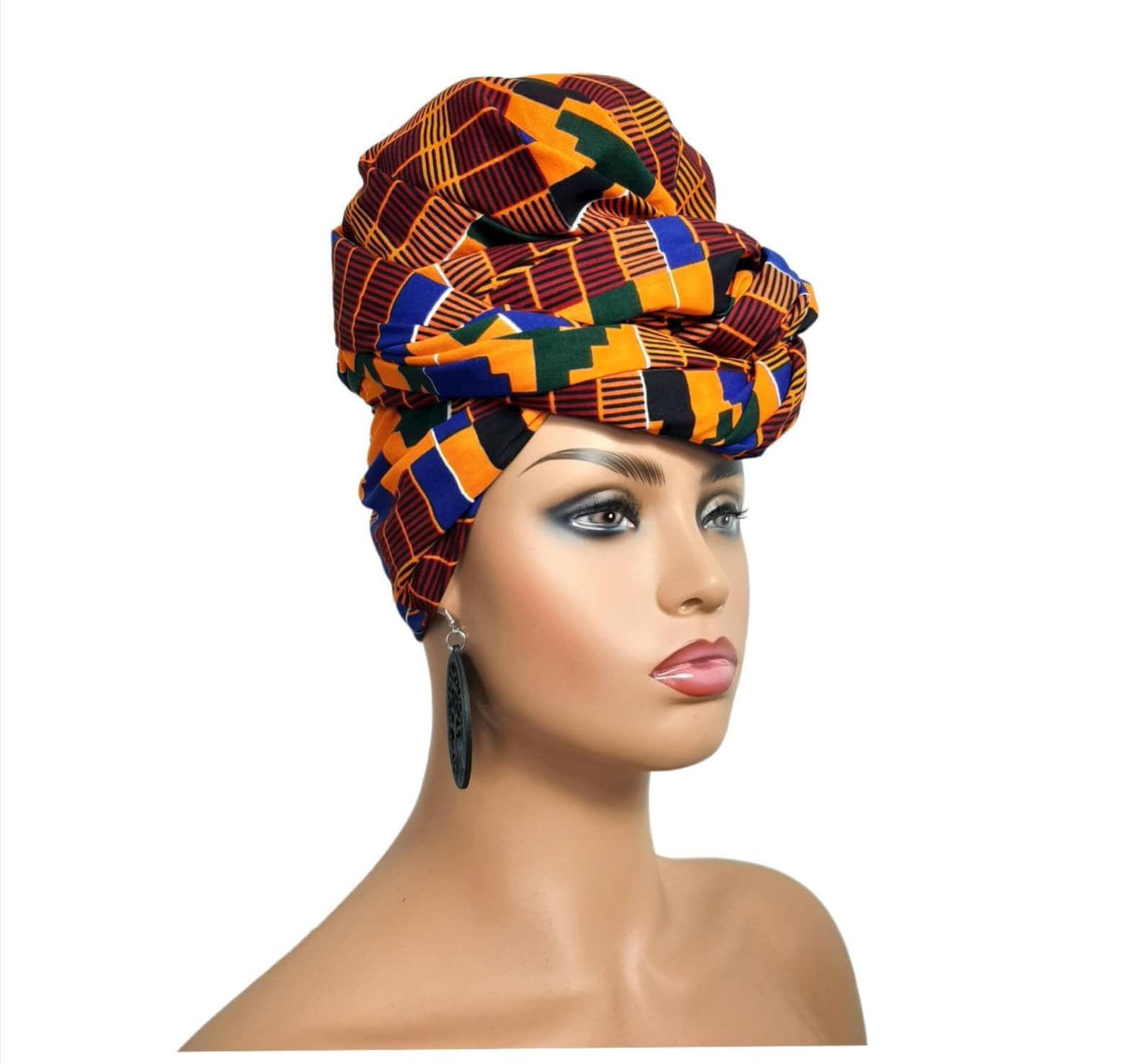 Kente Head Wraps for Women | African Headwraps | Ankara Head Wrap ...