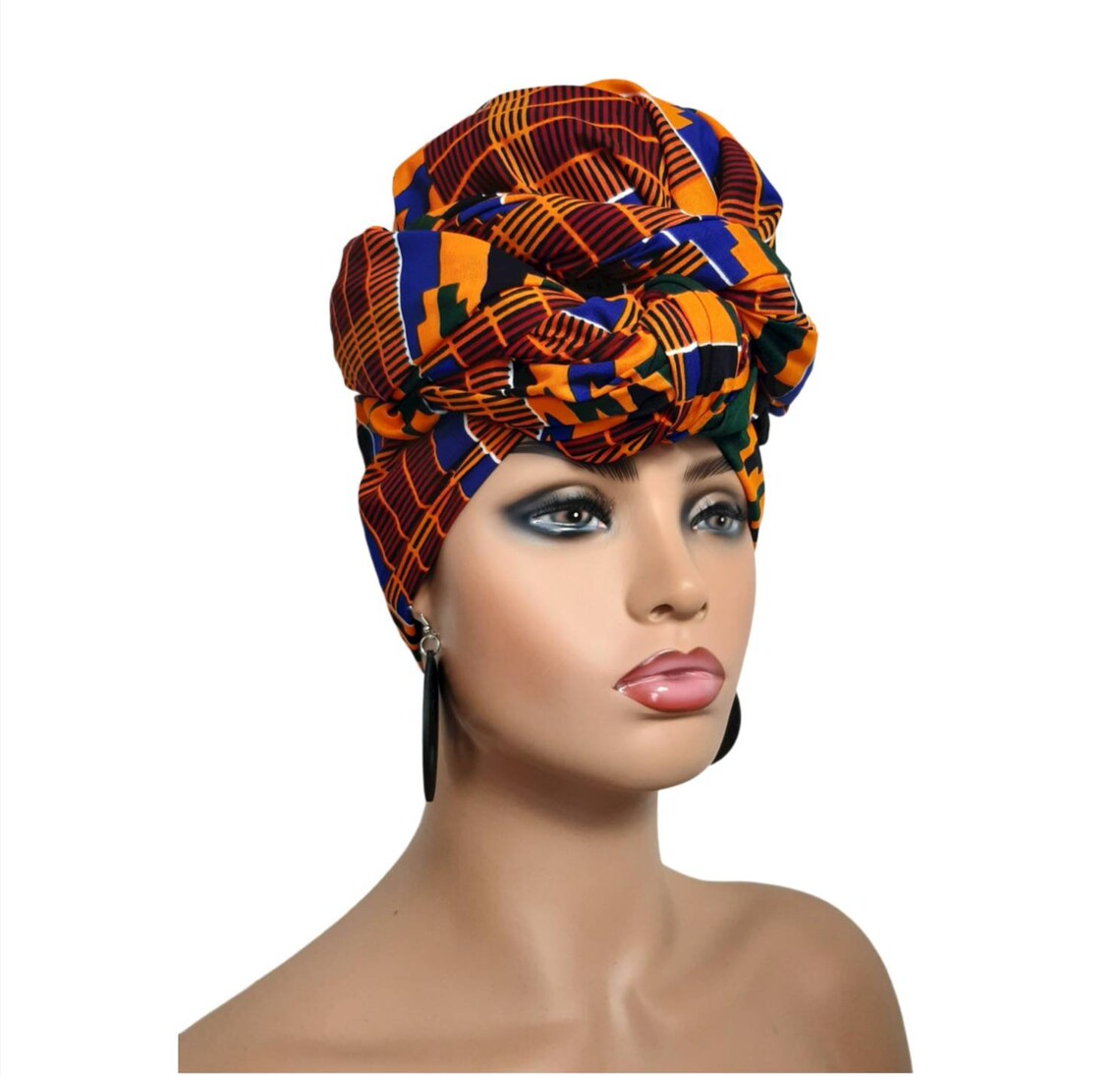 Kente Head Wraps for Women African Headwraps Ankara Head - Etsy