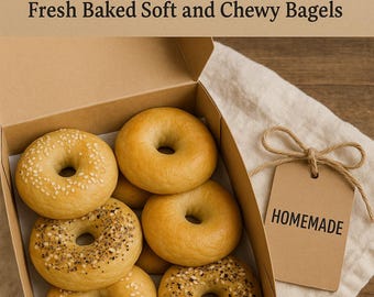 Zelfgemaakte geassorteerde bagels - Dozen