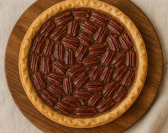 Hausgemachte Pekannuss-Torte: Frisches südliches Rezept, auf Bestellung gebacken