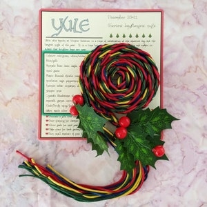 Yule Handfasting Cord | Pagan | Wiccan | Spring Equinox