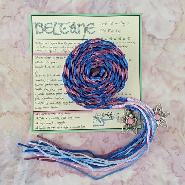 Cordon de Handfasting Beltane | païen | Wiccane | Equinoxe de Printemps