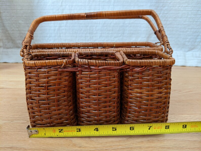 Wicker Utensil / Picnic Caddy Etsy