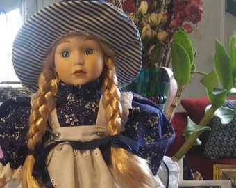 Vintage Mary Ellen Porzellanpuppe: 1980s Irma Gheduzzi Collection