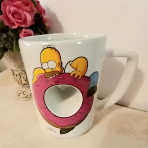 Homer Simpson Donut Tasse: Matt Groening Die Simpsons TV-Serie