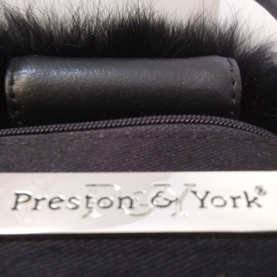 Preston and York Vintage Finest Black Leather and… - image 3