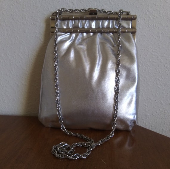 Gold Lame Mardane Vintage Evening Shoulderbag or … - image 1