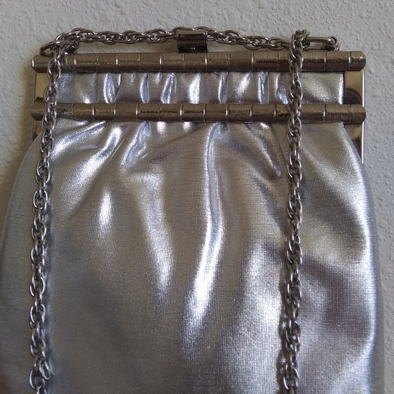 Gold Lame Mardane Vintage Evening Shoulderbag or … - image 6