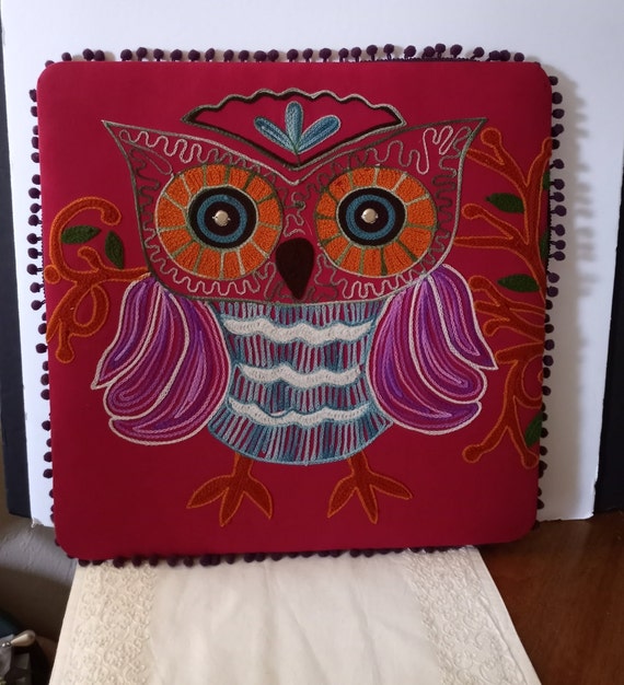 Pier one owl pillow sale
