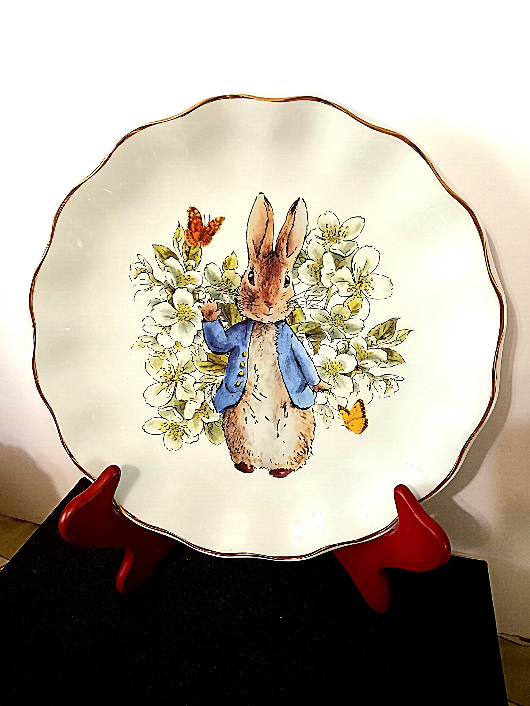 Vintage Peter Rabbit Plate - Etsy