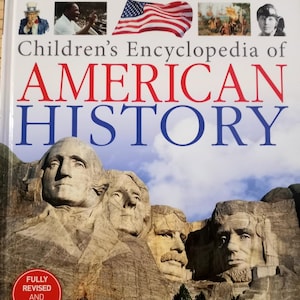 Smithsonian Children&#39;s Encyclopedia of American History, by David C King, DK Publishing, Hardback Oversize Book, 8-12 Yr Old Reading Level