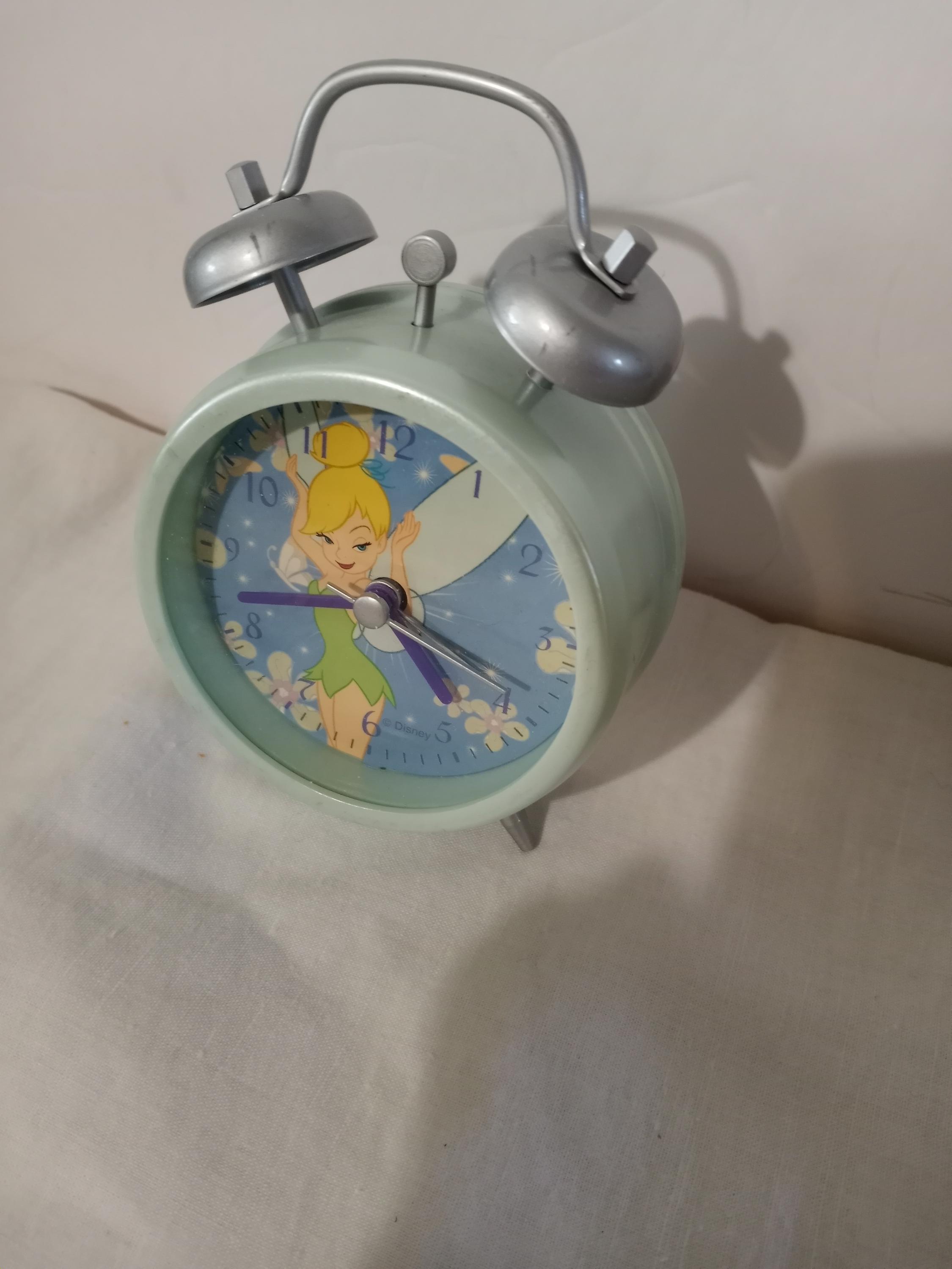 Vtg Disney Parks Retired Edition Tinkerbell Battery Operated Alarm
