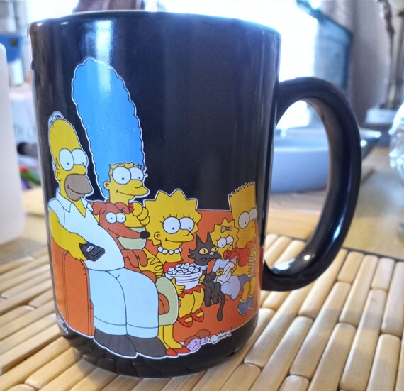 Vtg Zak Designs the Simpsons Ceramic Coffee Mug Colorful -  Norway
