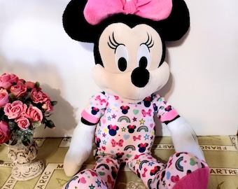 Vintage Disney Minnie Mouse Plush Toy, 22" Discontinued Edition