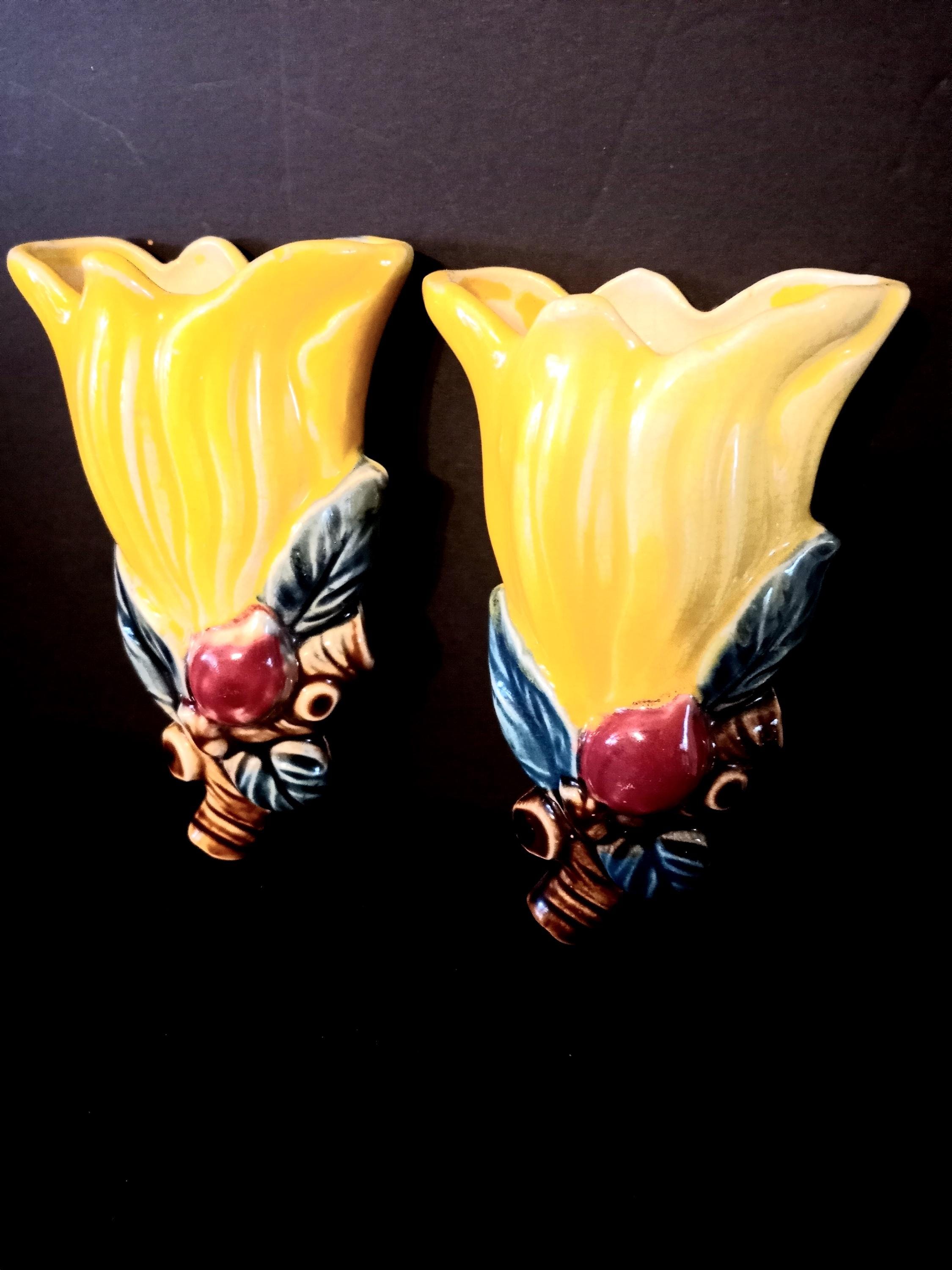 Vintage Japan Wall Pockets - Etsy