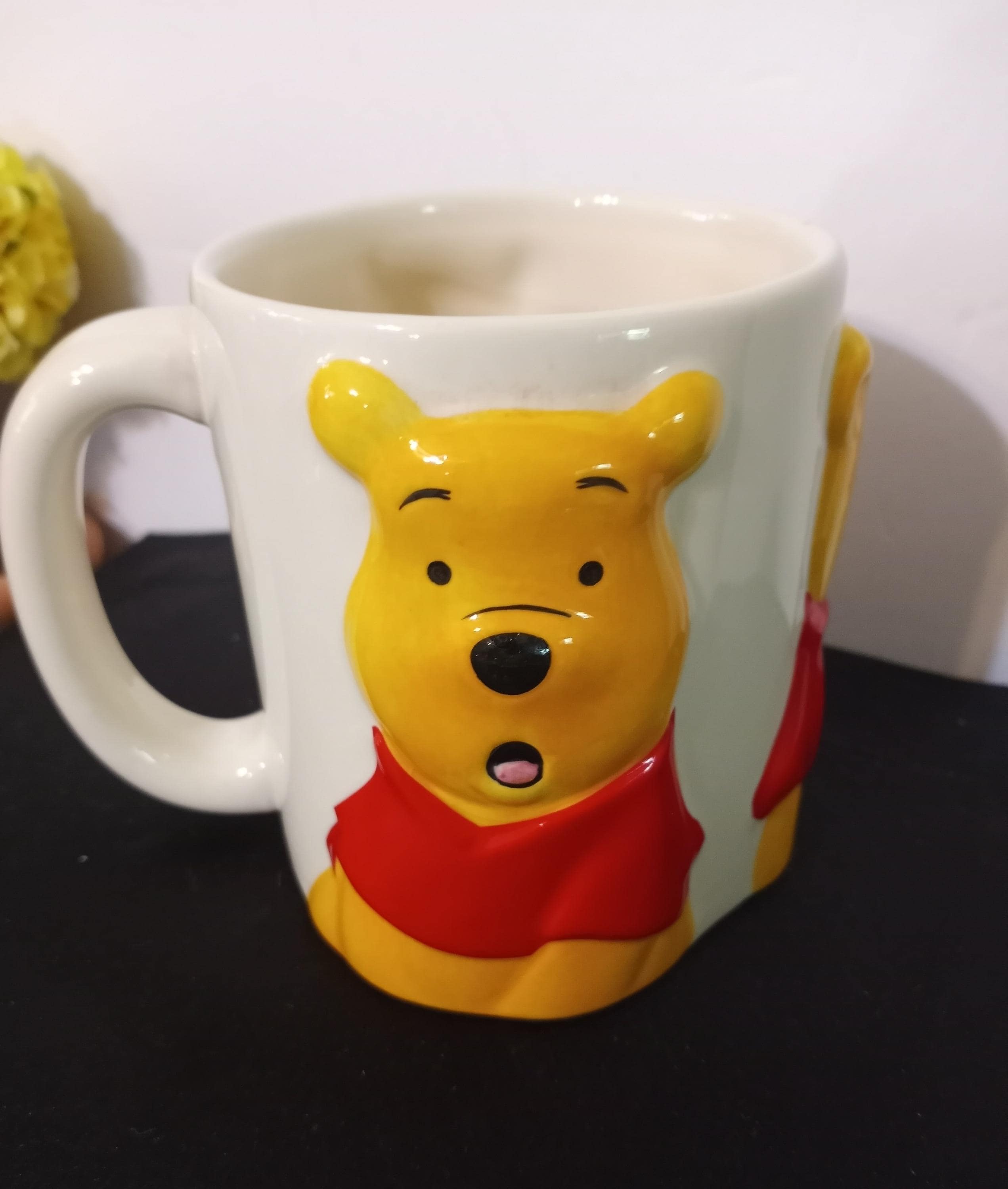 ヴィンテージ ディズニー くまのプーさん 3D セラミックマグカップ
