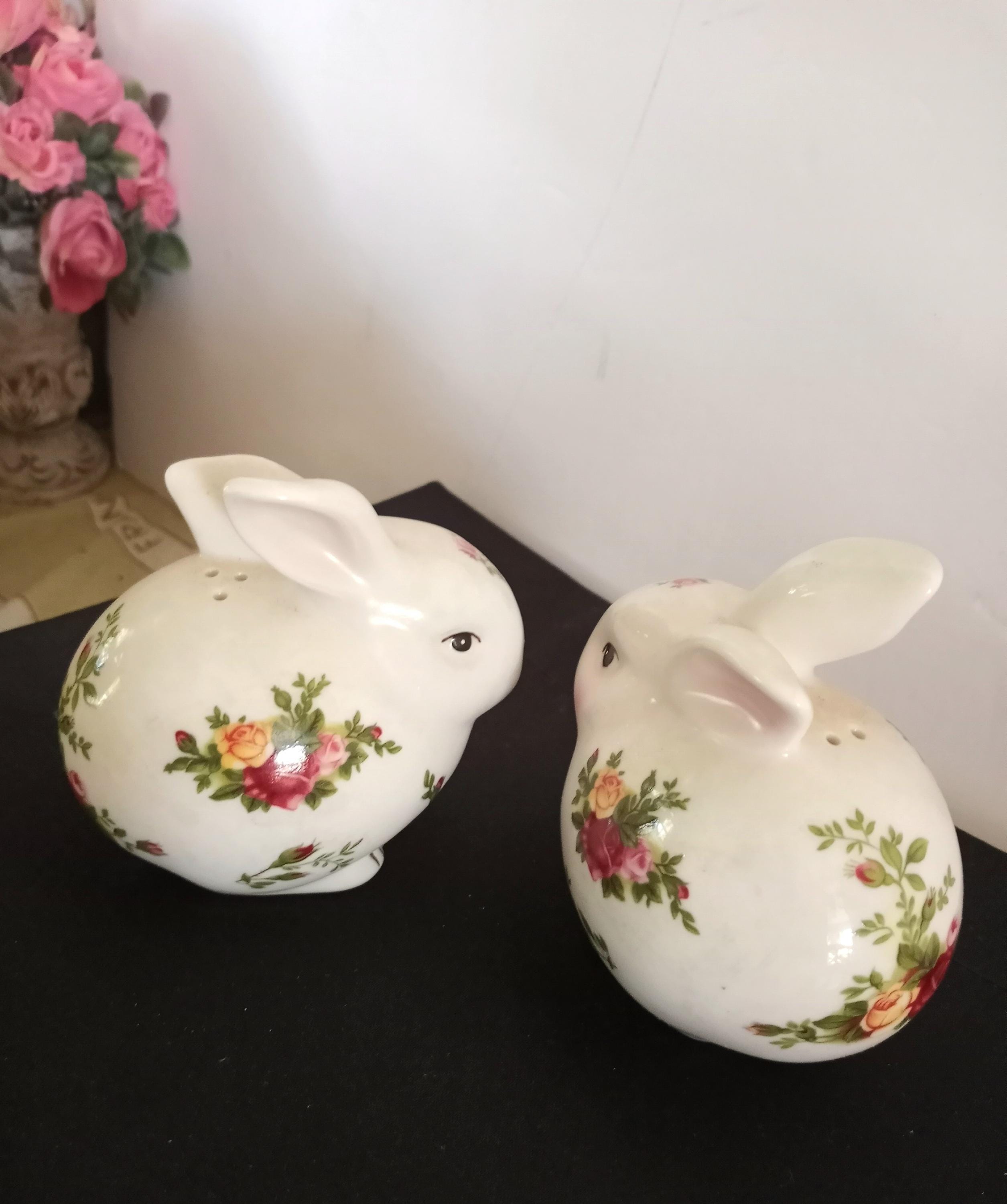 Royal Albert Old Country Roses Bunny - Etsy