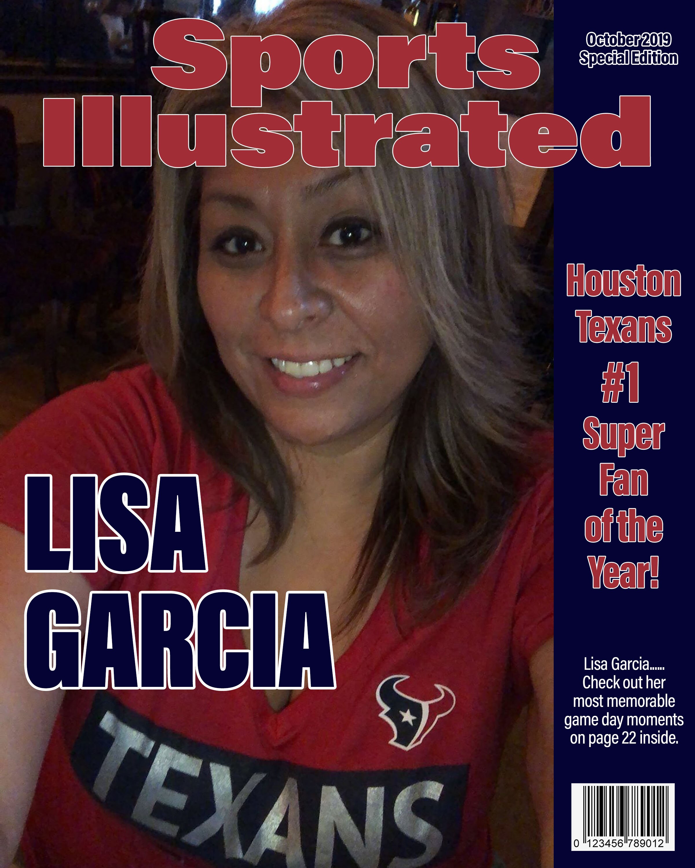 Custom Sports Illustrated Magazine Cover / Sports Magazine Etsy