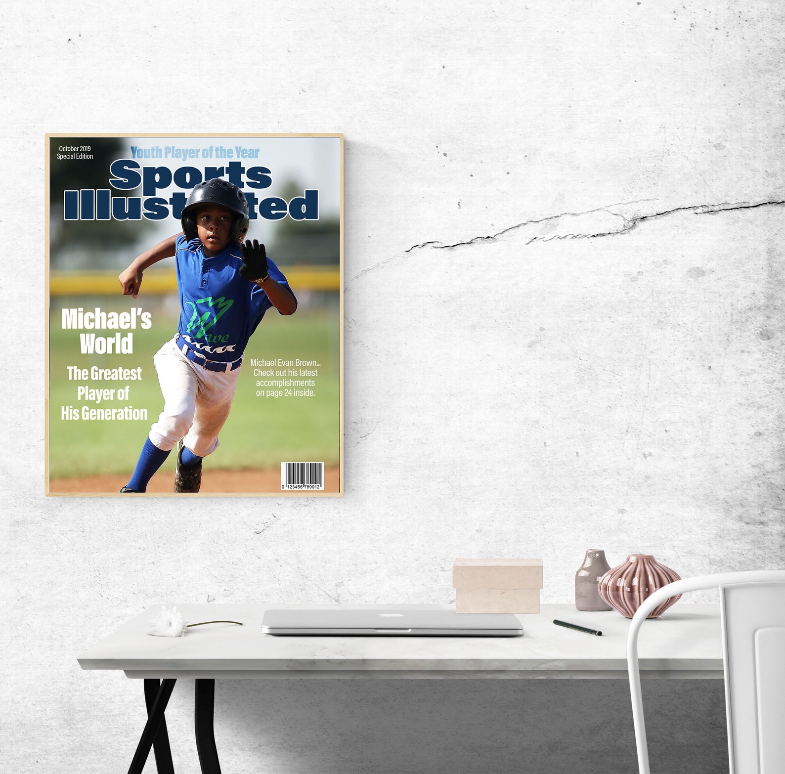 Custom Sports Illustrated Magazine Cover / Sports Magazine Etsy