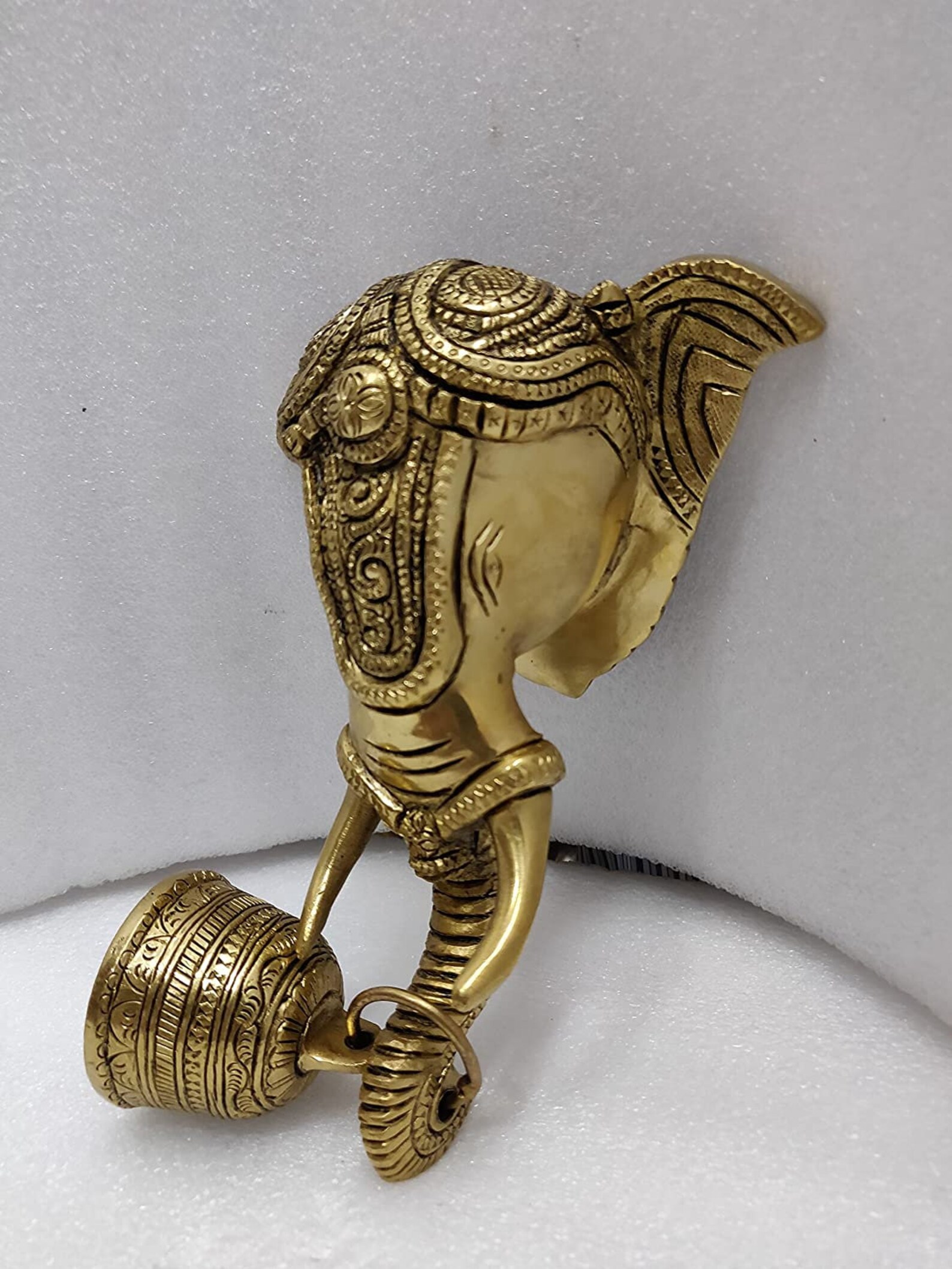 Elephant Brass Antique Bell Etsy