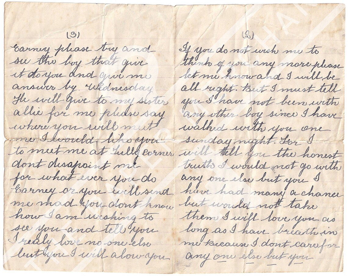 1 Vintage Love Letter Image Digital Download Printable Ephemera Collage ...