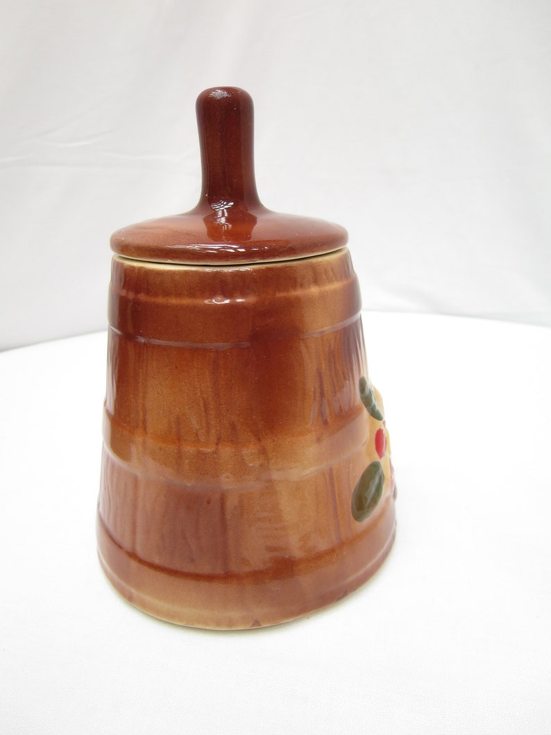Vintage Butter Churn Cookie Jar - Etsy