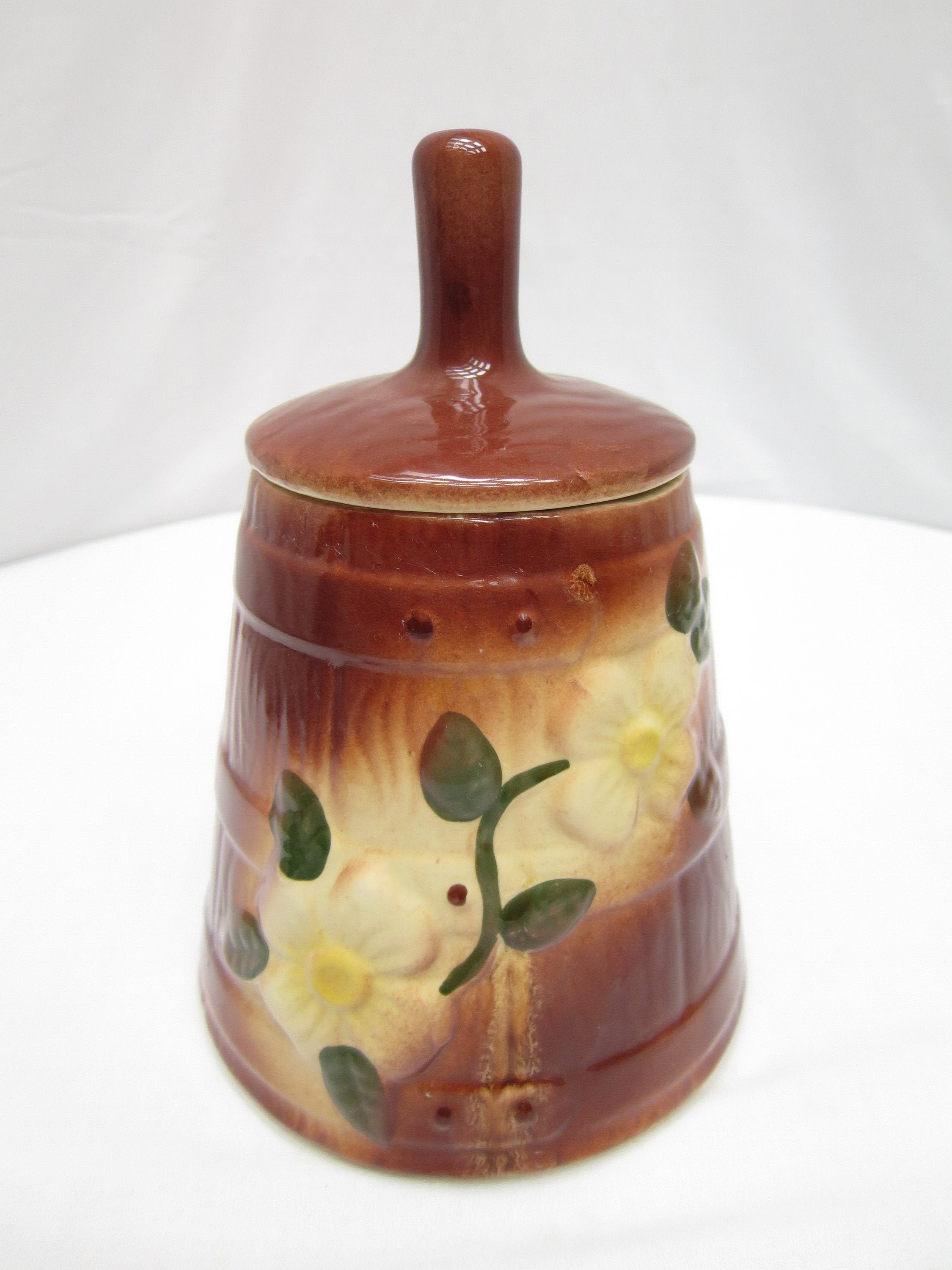 Vintage Butter Churn Cookie Jar Etsy