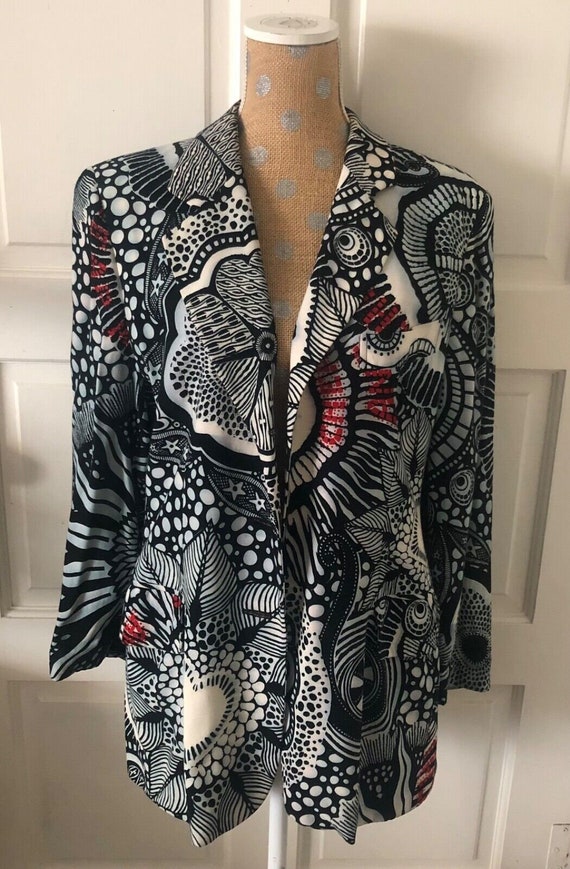 Vintage 90's MOSCHINO Cheap & Chic Tribal Jacket B