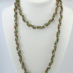 Spiral Rope Endless No Clasp Necklace