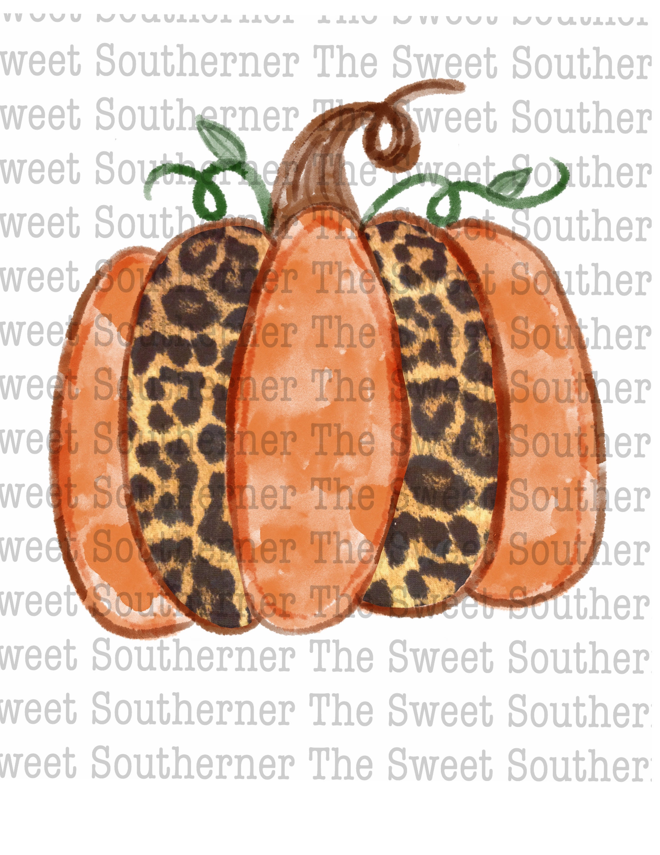 Cheetah Pumpkin instant download PNG sublimation Etsy