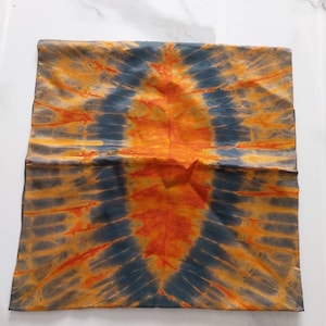 4 Yards African Tie Dye Fabric, Adire Kampala Silk, Ankara fabric, Adire Silk Fabric, African Cloth, Adire Fabric