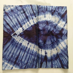 4 Yards African Tie Dye Fabric, Adire Kampala Silk, Ankara fabric, Adire Silk Fabric, African Cloth, Adire Fabric