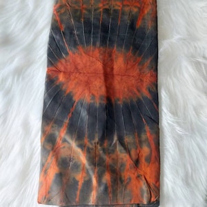 4 Yards HandmaSilSilk Tie and Dye, Tribal Kampala Silk, Ankara fabric, Adire Silk Fabric, African Cloth, Adire Fabric