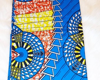 Blauer Mix und Match Afrikanischer Print Stoff Verkauft Bulk-Lager oder 6 Yards, Afrikanischer Print Wachs Baumwolle, Ankara Stoff, Bastelstoff