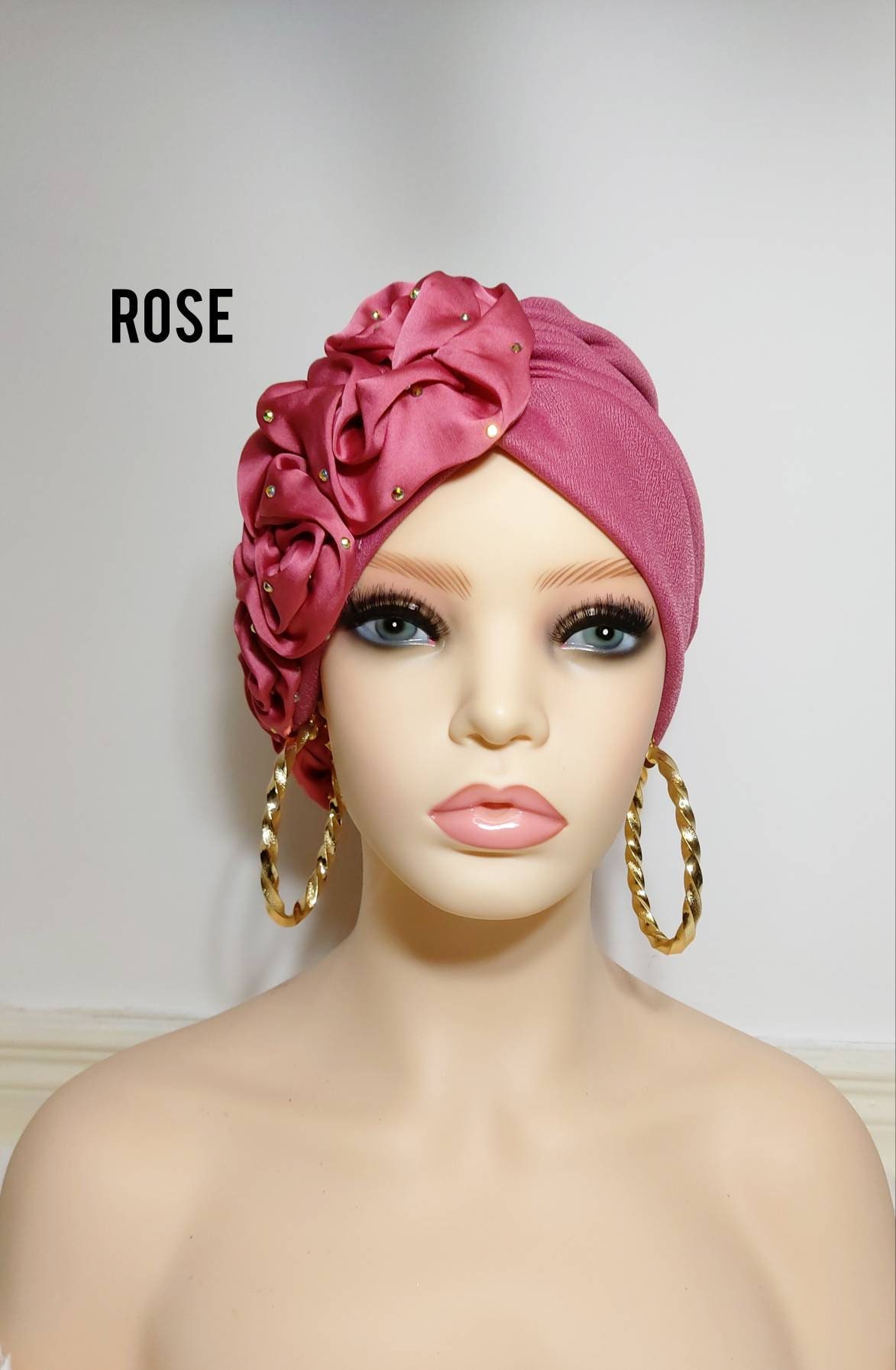 Aisha’s Design Pretied Turban For Women – Cotton Head Wrap, Stylish Instant Scarf, Comfortable Bonnet