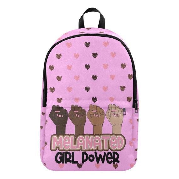 Melanin Girl Power Back Pack Back to School Black Girl Power - Etsy UK
