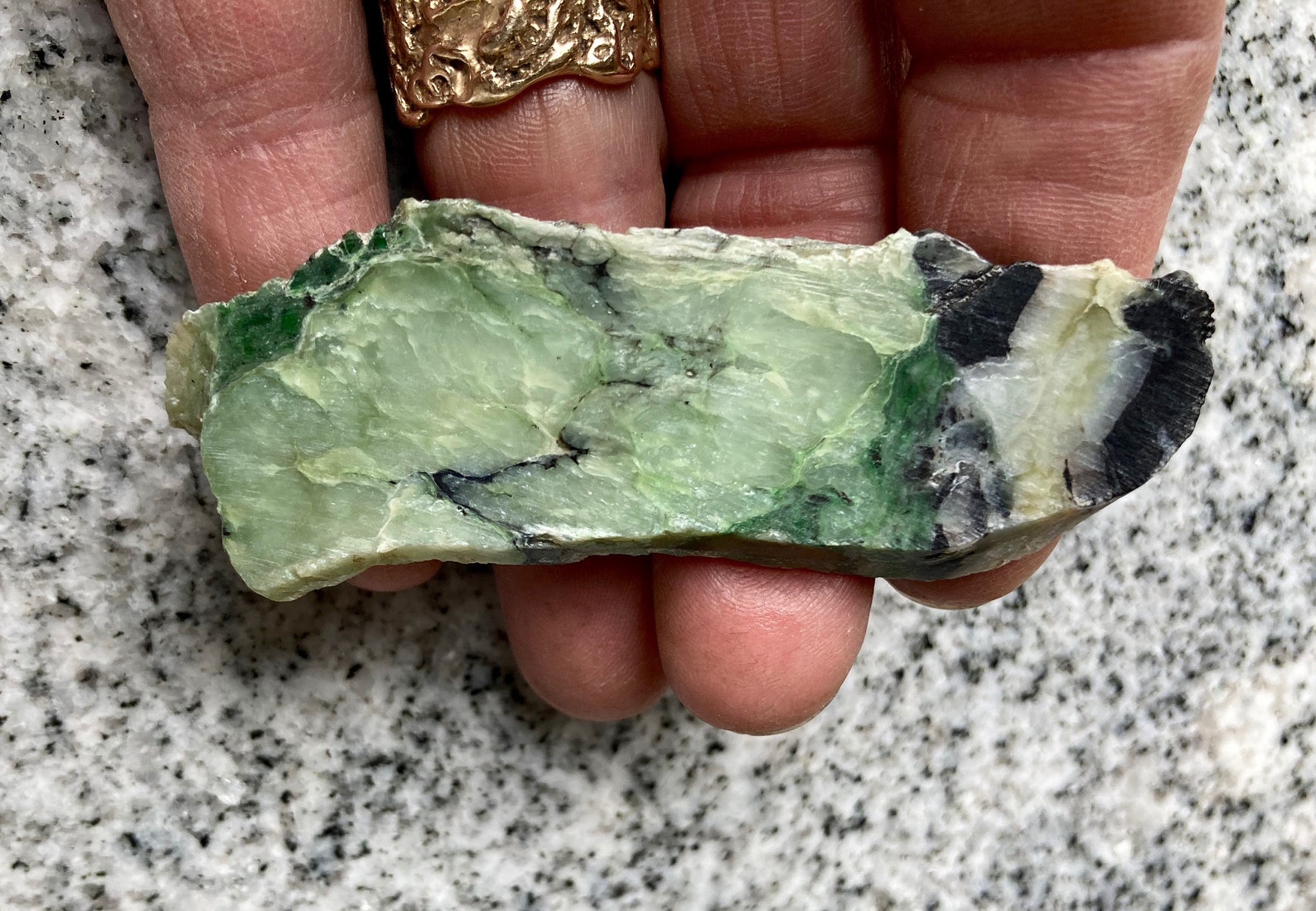 Botryoidal Jade Slab Eel River Mendocino CA Translucent Green Etsy