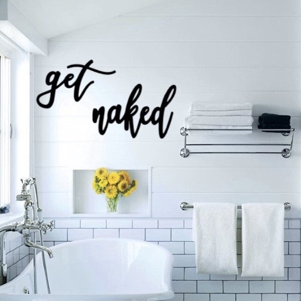 Bathroom Wall Words - Etsy