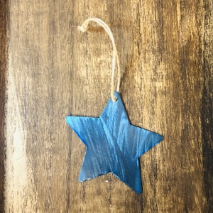Star Metal Ornament Christmas Ornaments Christmas Tree Decorations Shooting Stars Holiday Decor Gift Home Decor Burlap