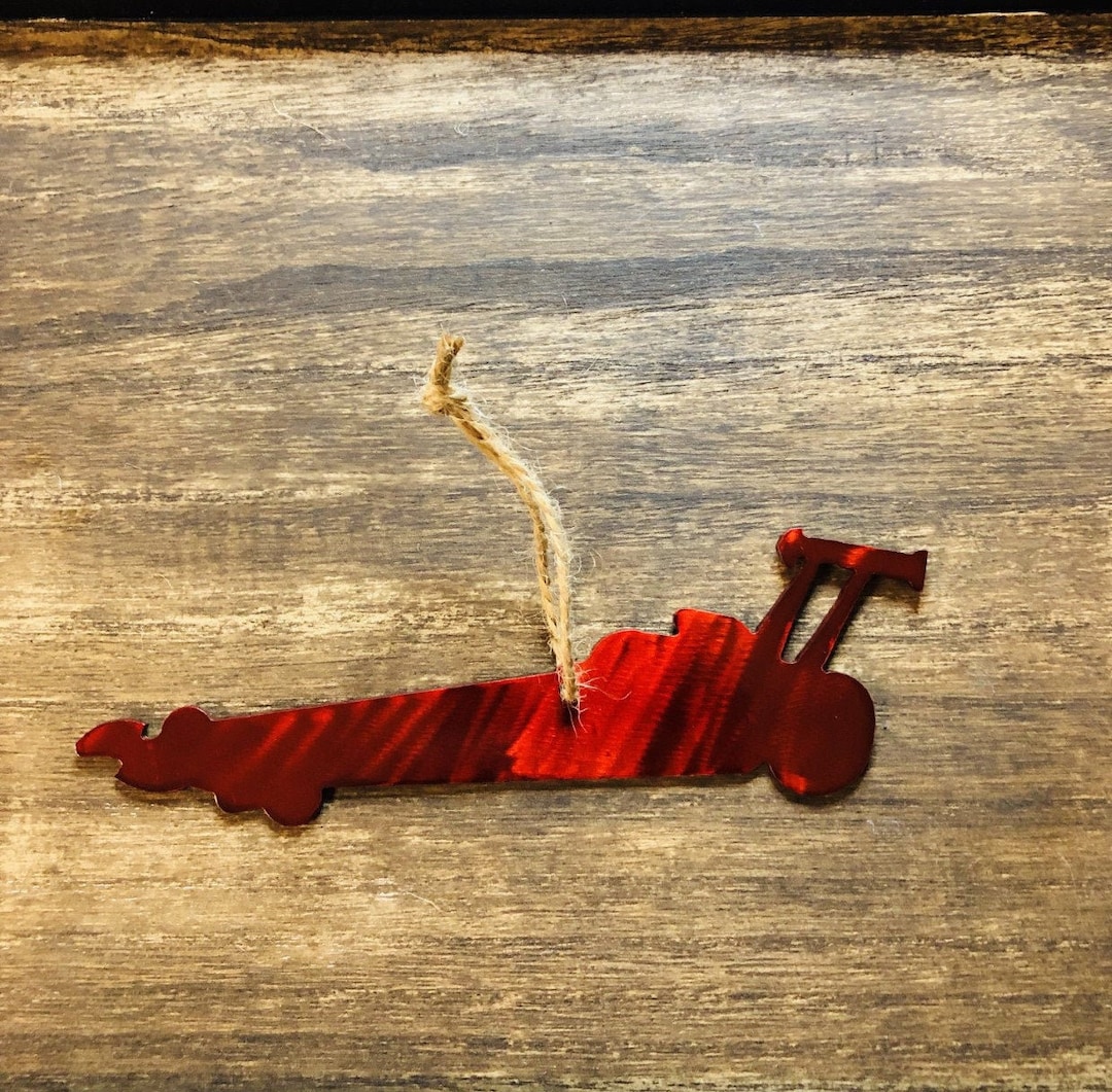 Drag Racing Ornaments NHRA Metal Racing Ornament Christmas Tree