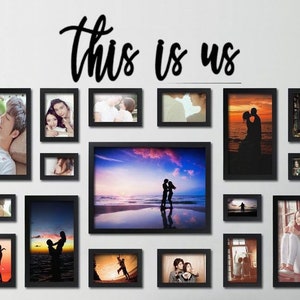 This Is Us Sign Metal words This Is Us Words Wall Decor Farmhouse Decor Metal Signs Family Decor