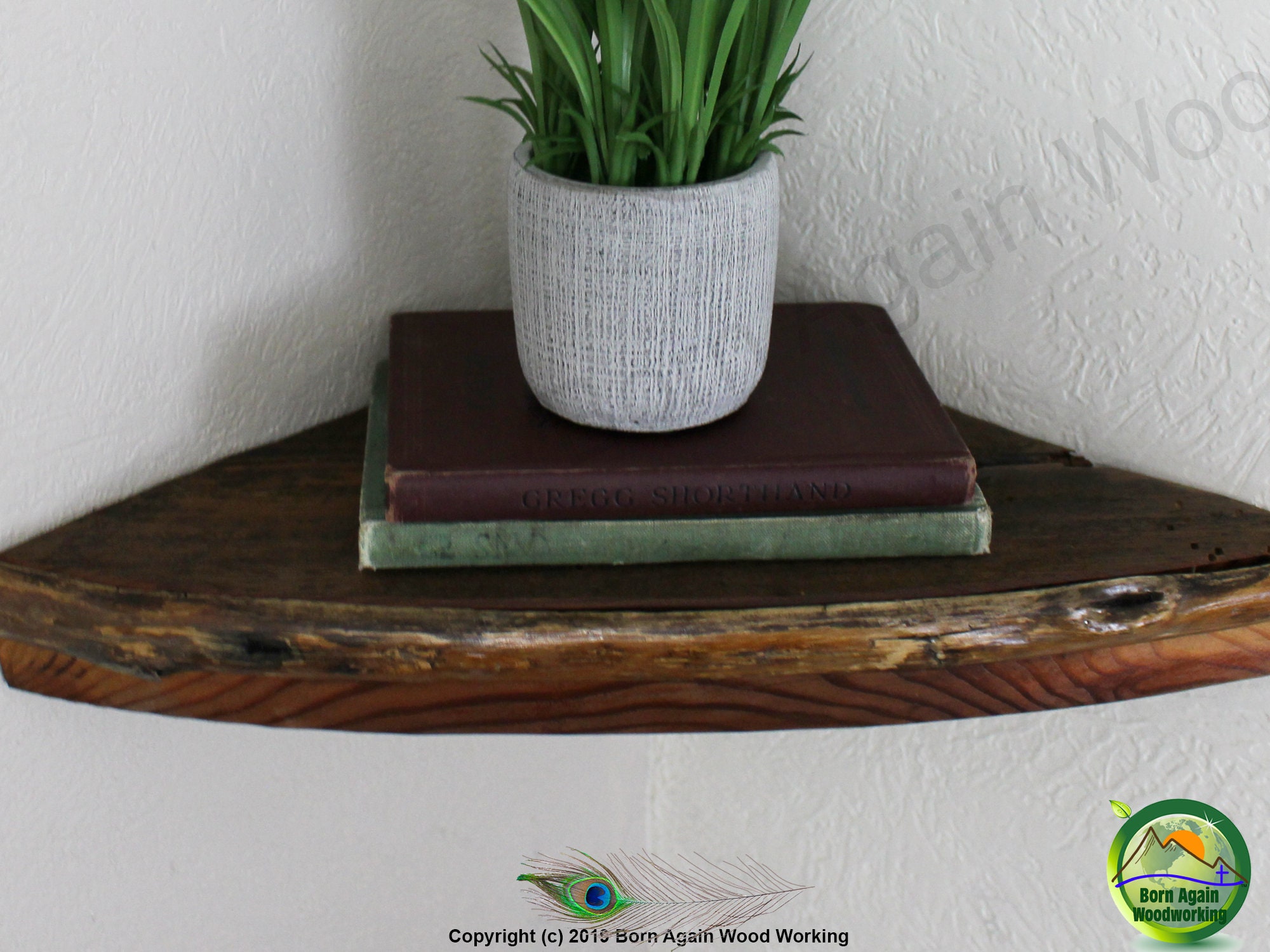 Floating Corner Shelf Round Corner Shelves Thick Corner Etsy