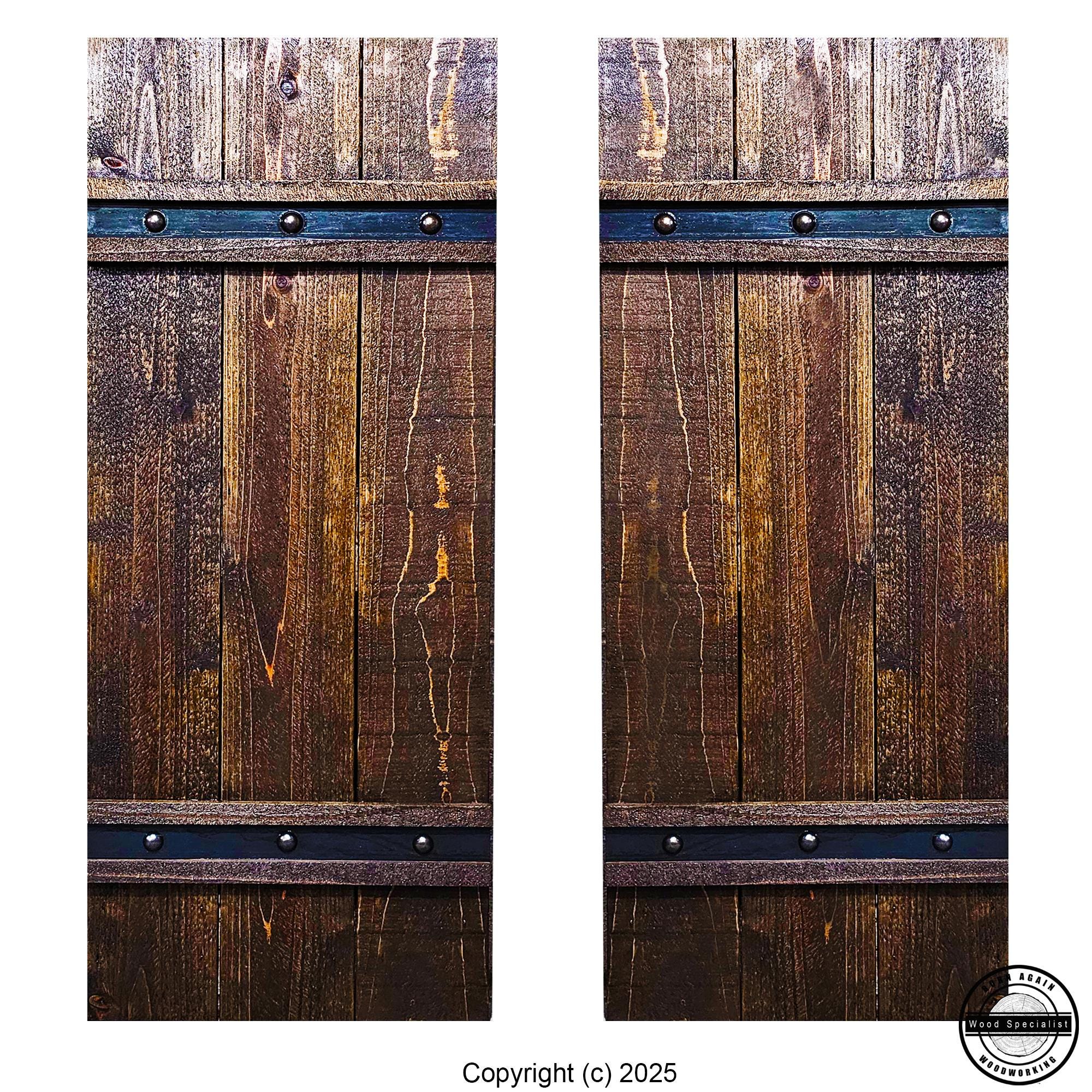 Cedar Home Shutters Exterior Shutters Unfinished Or Finished Custom Shutters Stained Painted Real Wood Rough Sawn Made In USA Custom Shutter