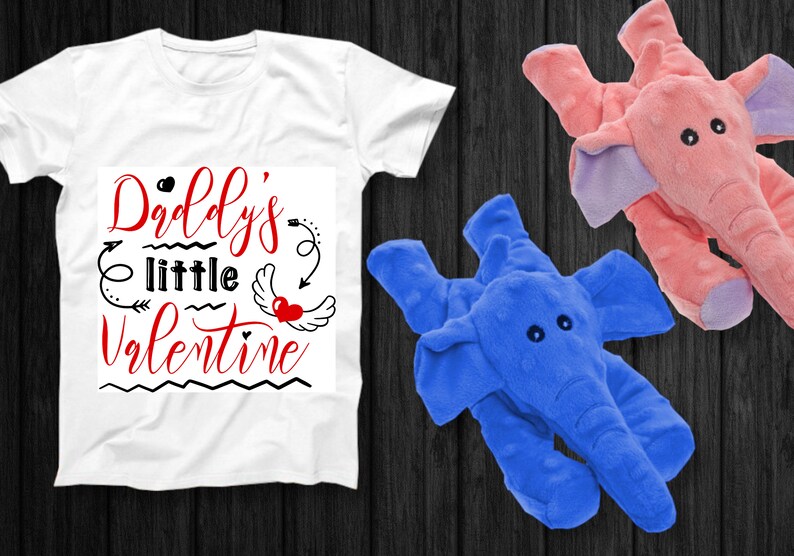 Daddy/'s little valentine sublimation tshirt