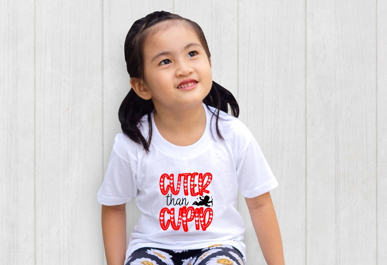 Cuter than Cupid kid/'s tshirt