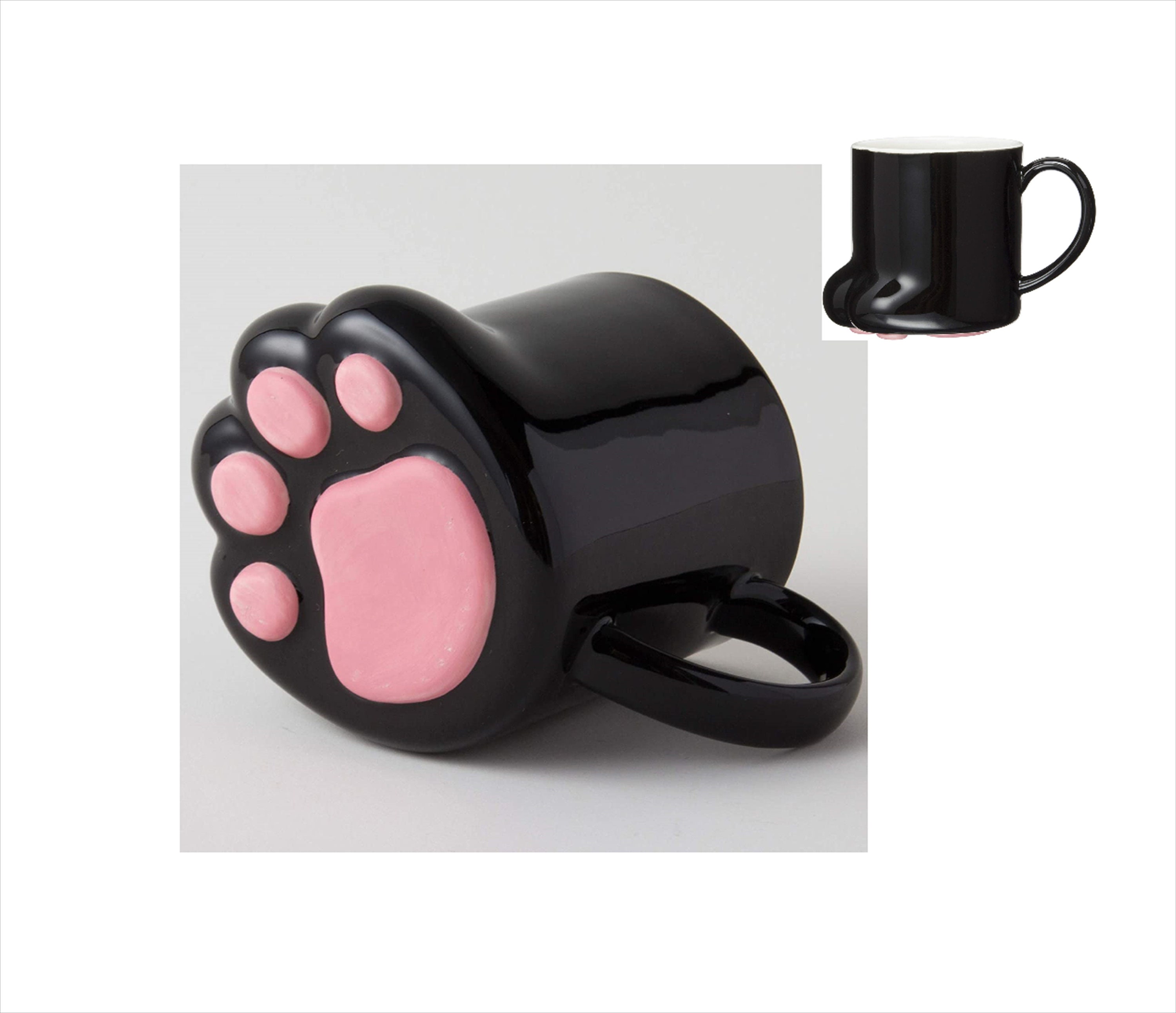 Black cat mugCat Coffee MugsCat Lover GiftVery CuteKawaii Etsy