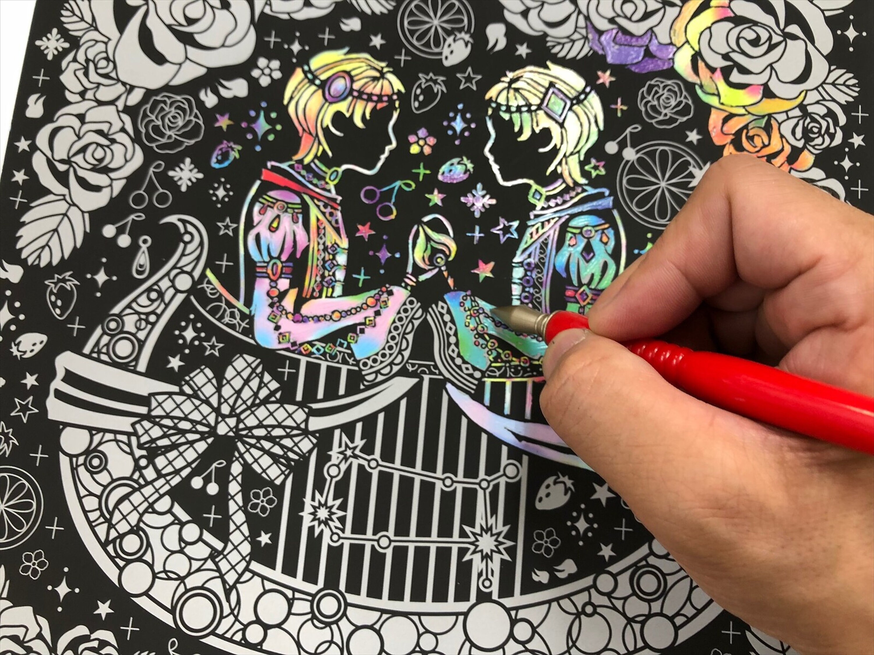 Express shipping Adult Scratch Art Scratch art Book Japanese Etsy